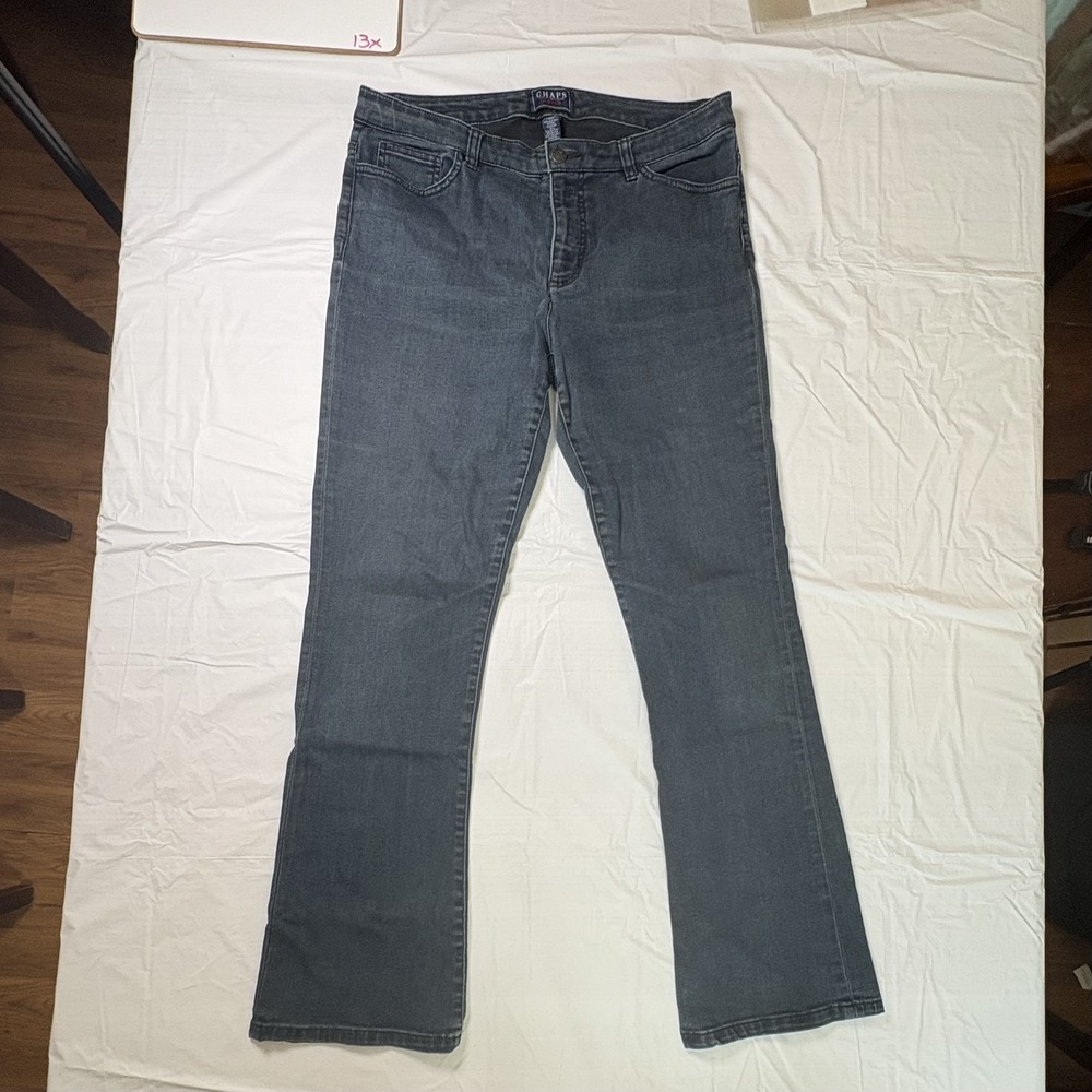 Womens‎ Chaps Denim Blue jeans, size 12, bootcut
